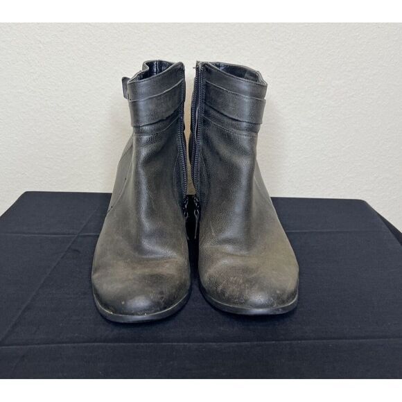 COLE HAAN Grand OS Women's Size 7.5B Brown Leather‎ Ankle Boots H15-BR W02757 - Picture 1 of 11